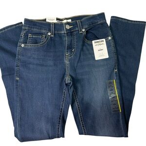 Signature by Levi Strauss boys Dark Blue Skinny Jeans